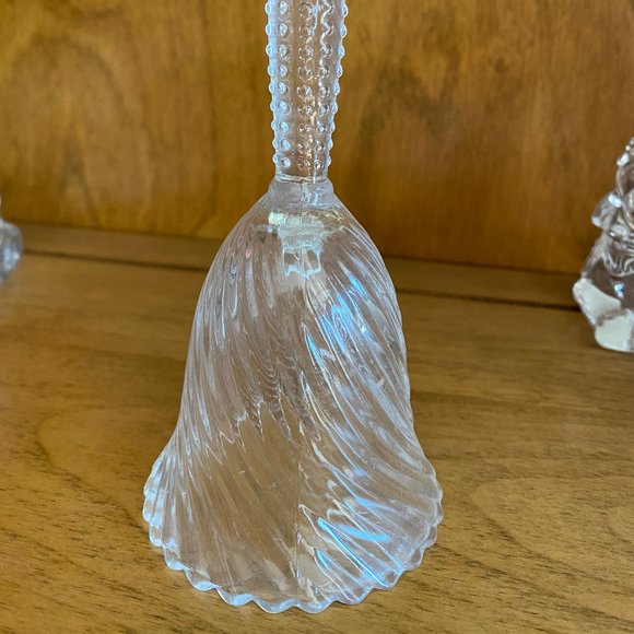 Glass Bell with Pattern - Picture 1 of 2